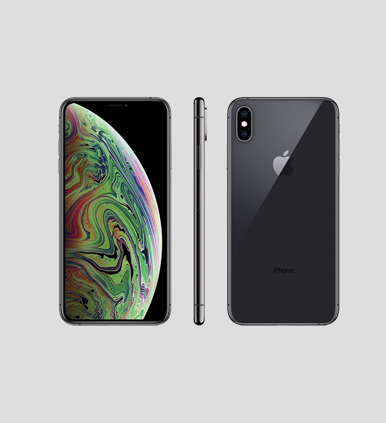 iPhone Xs Max 512GB AT&T Locked Black (Cracked Back)